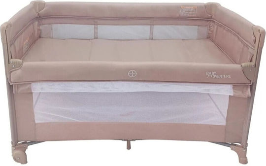 Baby Adventure Dream Πάρκο με Στρώμα Μπεζ 120x60cm