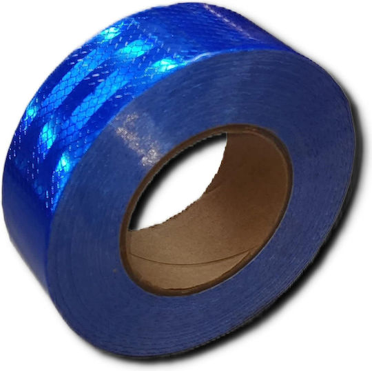 Bandă reflectorizantă în Albastru Culori 45.7m x 5.5cm
