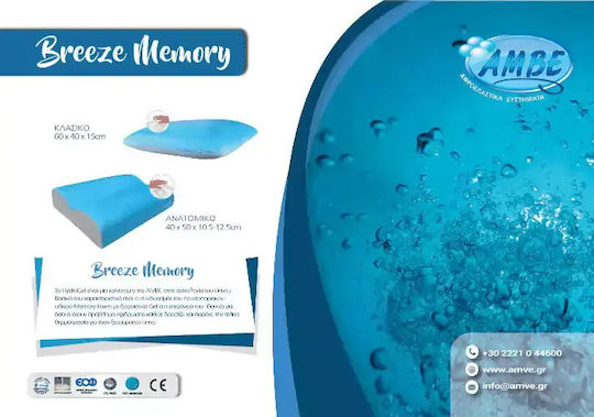 Amve Memory 42 Μαξιλάρι Ύπνου Memory Foam 40x60x15cm