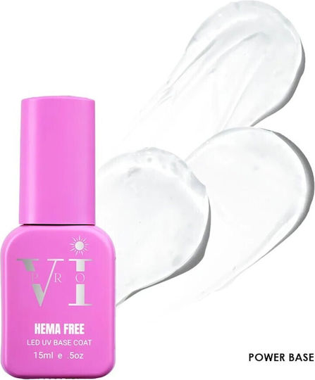 Beauty VI Основно Покритие за Обикновени Лакове 15ml Power Base