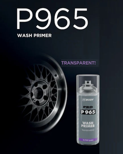 HB Body Σπρέι Αστάρι P 965 Wash Primer Διάφανο 400ml
