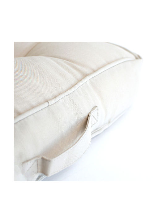 Ravelia Μαξιλάρα Δαπέδου Beige 60x60εκ.
