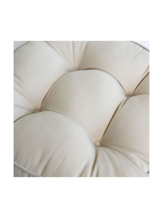 Ravelia Μαξιλάρα Δαπέδου Beige 60x60εκ.
