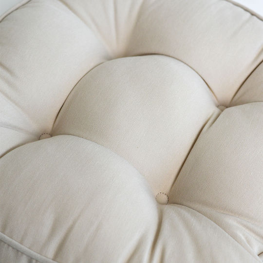 Ravelia Μαξιλάρα Δαπέδου Beige 60x60εκ.