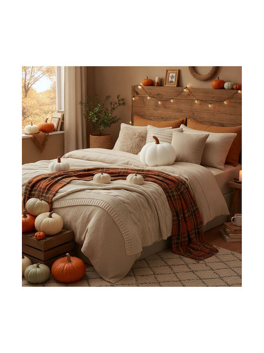 Pumpkin Sofa Cushion Pumpkin 35 cm White