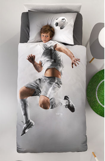 Saint Clair Σετ Μονά Striker Γκρι 170x250cm Saint Clair Σετ Μονά Striker Γκρι 170x250cm