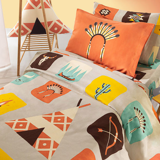 Saint Clair Sheet Set Single Cotton Indian 165x250cm 3pcs