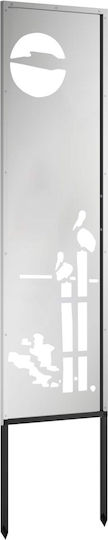 vidaXL Garden Decoration 32x1.7x140cm 876250