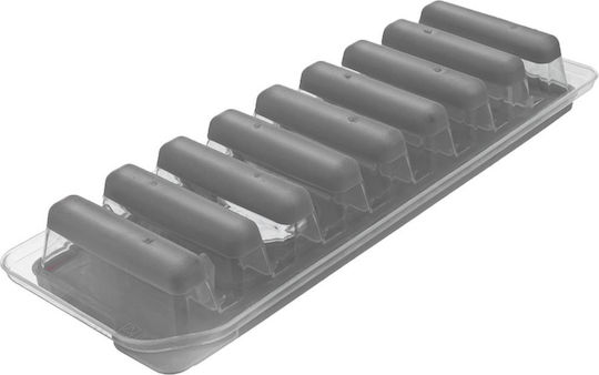 Orion Eiswürfelform Stab aus Silikon 9 Schlitze mit Deckel Transparent