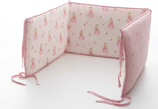 Vesta Home Baby Πάντα Πλεξούδα Εσωτερική Ροζ 40x195cm