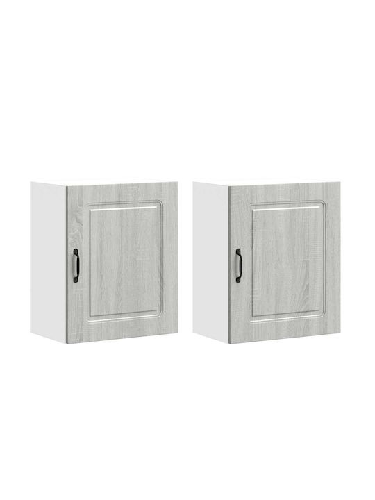Wand-Küchenschrank Grau 50x31x60cm