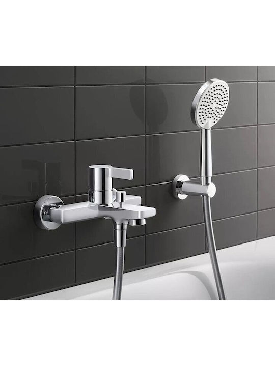 Duravit Mischbatterie für Badewanne Silber
