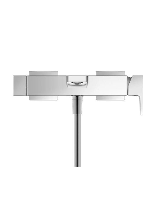 Duravit Миксер Батерия За Вана Сребриста
