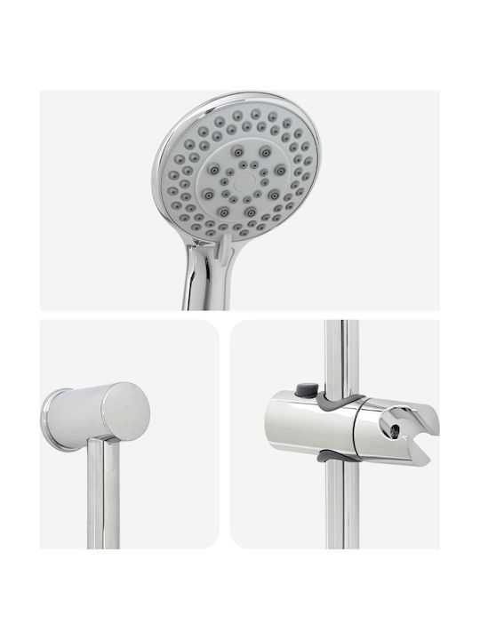 vidaXL Mixing Shower Faucet Complete Set Bronze vidaXL Mixing Shower Faucet Complete Set Bronze