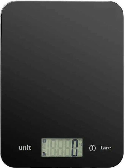 Crown Ψηφιακή Ζυγαριά Κουζίνας έως 5kg Μαύρη
