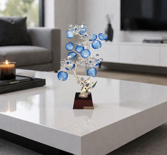 Decorativ Floare din Cristal 14x12x36cm 1buc