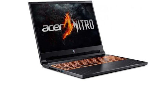 Acer Nitro V16 ANV16-I31 -54C9 16" IPS FHD+ 165Hz (Core 5-210H/16GB/512GB SSD/GeForce RTX 5050/Без операционна система) Обсидианово черен (Английска клавиатура US)