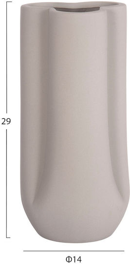 Articol decorativ din ceramică pentru masă Fb94612.03 Gri Mat Φ14x29cm