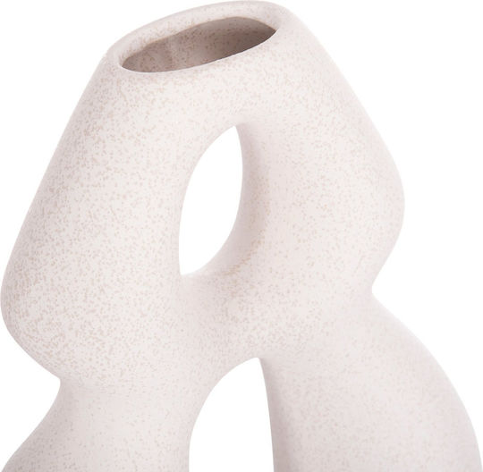 Ceramic Tabletop Decorative Item Fb94598.01 Off-White Crystal 26x9.5x29.5cm