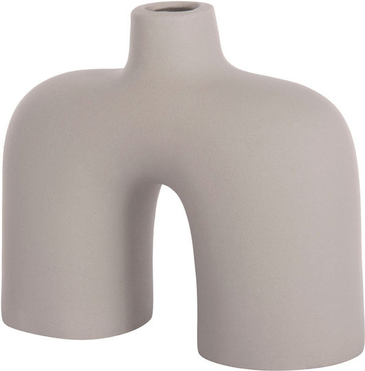 Tabletop Ceramic Decorative Item Fb94600.03 Gray Matte 27x9x23cm