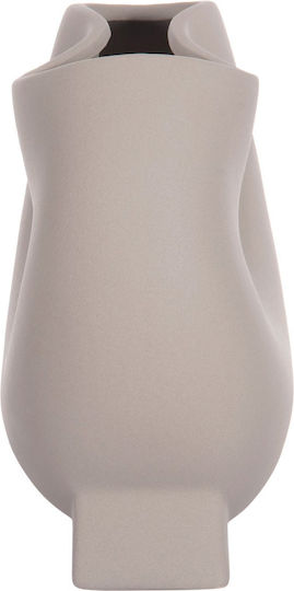 Ceramic Tabletop Decorative Fb94610.03 Gray Matte 26x14x25cm