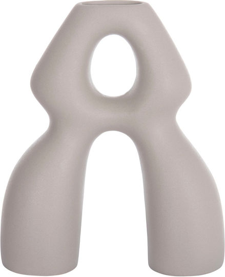 Keramik Tischdekoration Fb94598.03 Grau Matt 26x9,5x29,5cm