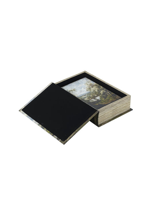 Artekko Book Multicolored Decorative Books Mdf Storage Space 17.8x7.6x26.7 Cm 12.7x5.1x21.6 Cm 2 Pieces