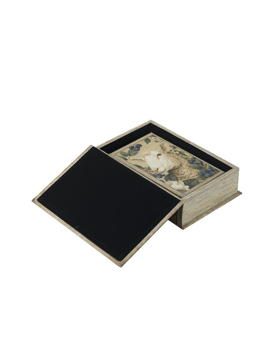 Artekko Book Multicolored Decorative Books Mdf Storage Space 17.8x7.6x26.7 Cm 12.7x5.1x21.6 Cm 2 Pieces