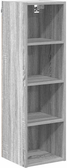 Wandküchenschrank mit Arbeitsplatte Grau 30x29,5x100cm