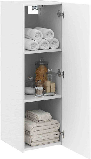 Set of Wall and Floor Kitchen Cabinets White 33x34.5x60cm