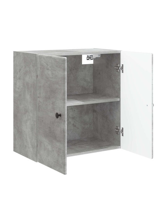 Gray Wall Kitchen Cabinet 59x31x60cm