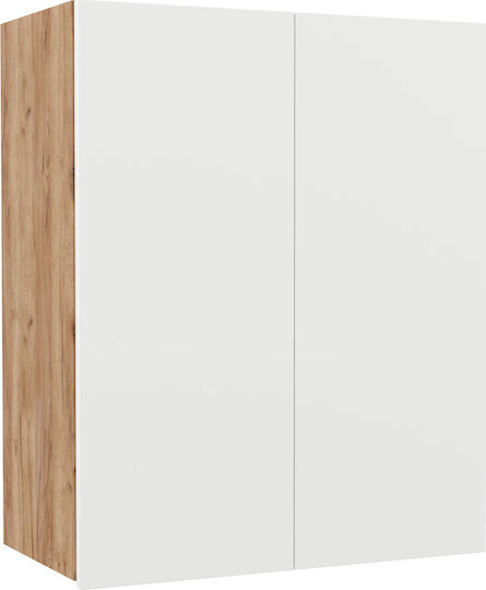 Ντουλάπι Κρεμαστό Soft 60x30.5x72.8cm Λευκό Ντουλάπι Κρεμαστό Soft 60x30.5x72.8cm Λευκό