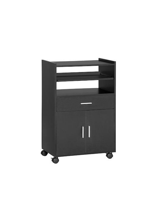 Επιδαπέδιο Ντουλάπι Μαύρος 59x92x40εκ.