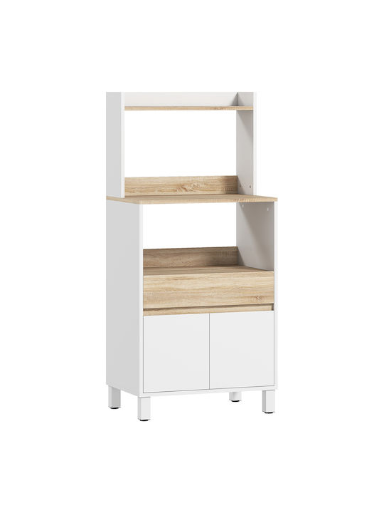 Unterschrank für Ofen White 60x40x131cm