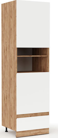Στήλη Κουζίνας Soft 60x56x213.4cm Λευκό Στήλη Κουζίνας Soft 60x56x213.4cm Λευκό