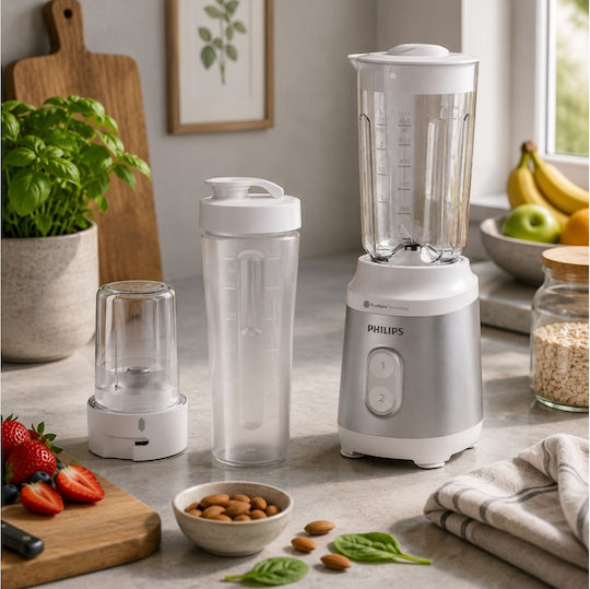 Philips Blender cu Cană din Plastic 600 ml 350W