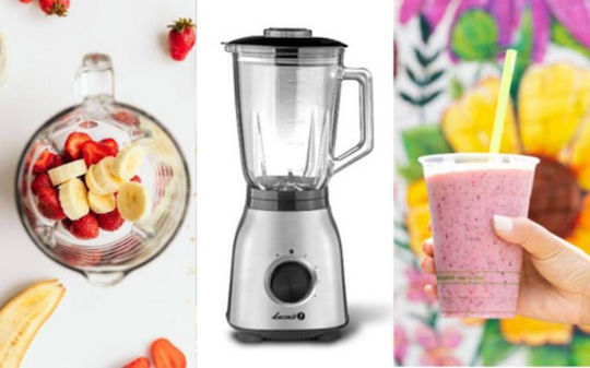 Lucznik Blender With Glass Jug 1.5 L 1000W Gray