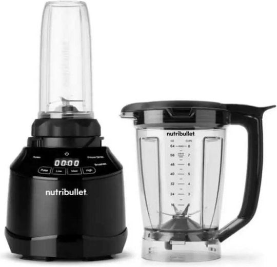 NutriBullet Smart Touch Блендер с Пластмасова Каната 1,8 л 1500W Черен