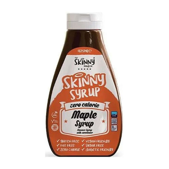 The Skinny Food Co Σιρόπι Ζαχαροπλαστικής Skinny Syrup με Γεύση Maple Χωρίς Προσθήκη Ζάχαρης 425ml