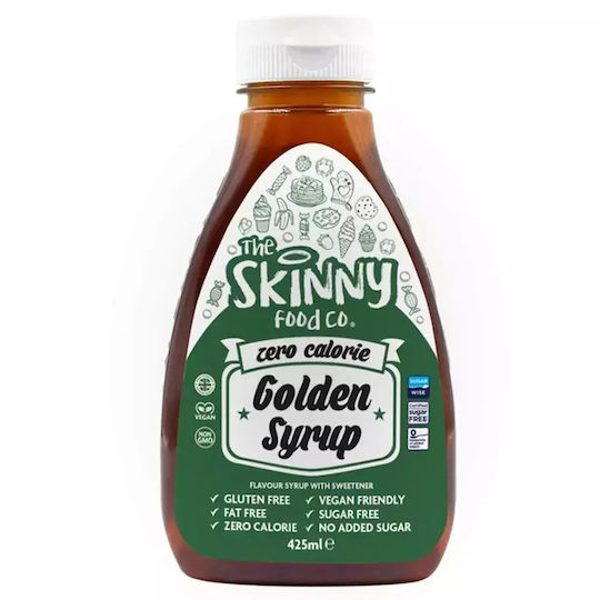 The Skinny Food Co Σιρόπι Ζαχαροπλαστικής Skinny Syrup με Γεύση Golden Χωρίς Προσθήκη Ζάχαρης 425ml