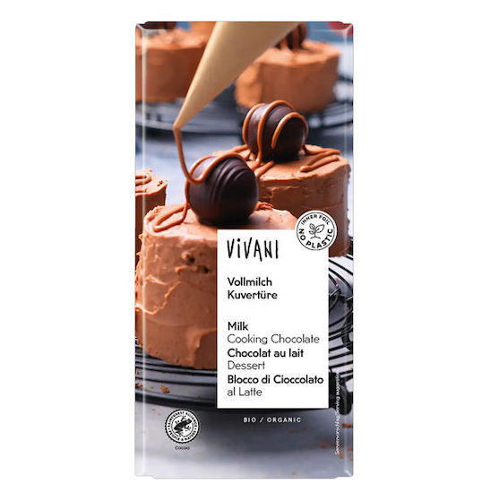 Vivani Vivani Milch Schokolade Kochen von Schokolade 200gr