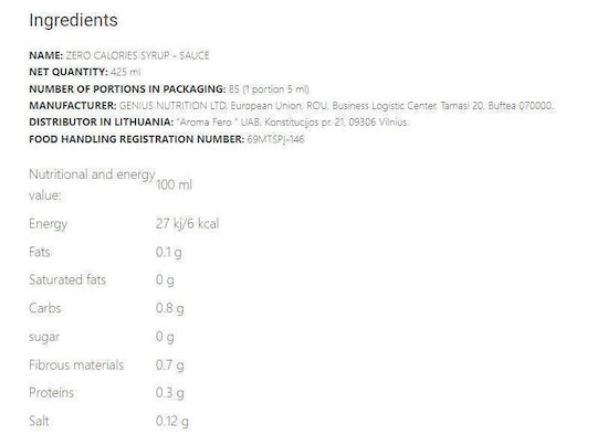Genius Nutrition 425ml