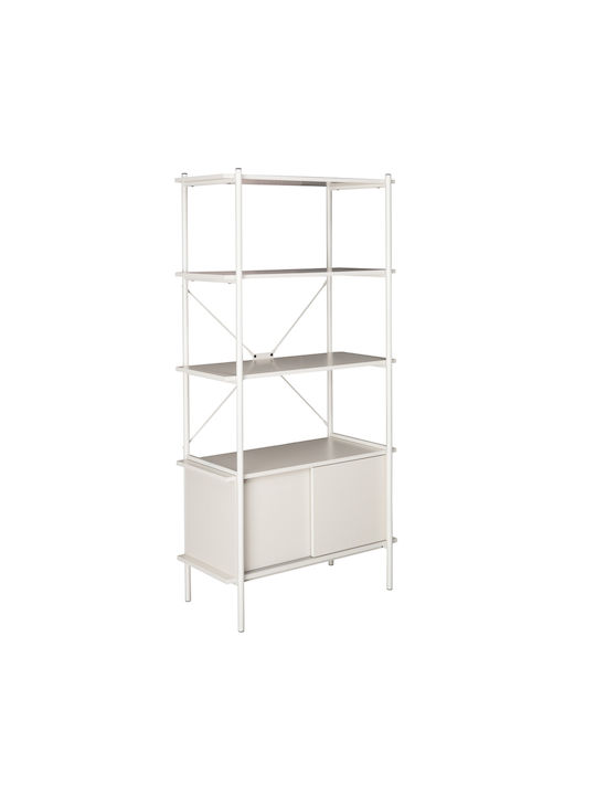 Bibliothek Popular Melamine - Metal 80x40x80cm