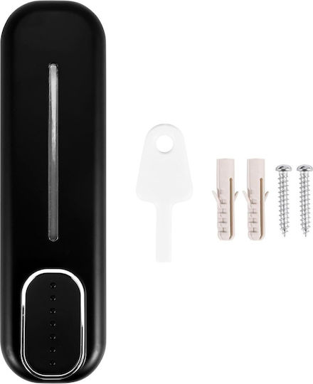 Dimitracas Επιτοίχιο Dispenser Πλαστικό Μαύρο 350ml Dimitracas Επιτοίχιο Dispenser Πλαστικό Μαύρο 350ml