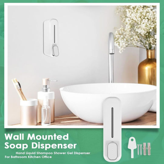 Dimitracas Wall-mounted Dispenser Plastic White 350ml