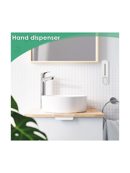 Dimitracas Επιτοίχιο Dispenser Πλαστικό Λευκό 350ml