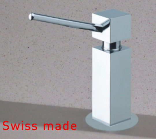 Macart Αε02011 Εντοιχιζόμενο Dispenser Κουζίνας Μεταλλικό Ασημί 500ml