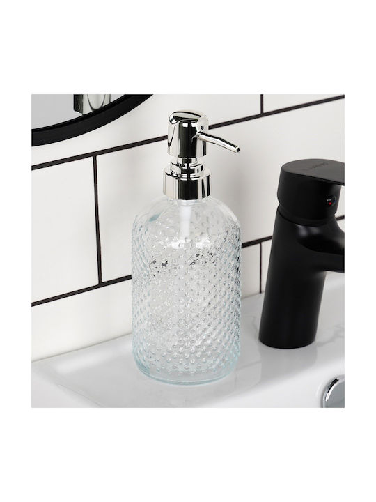 Orion Dispenser Γυάλινο Διάφανο 450ml