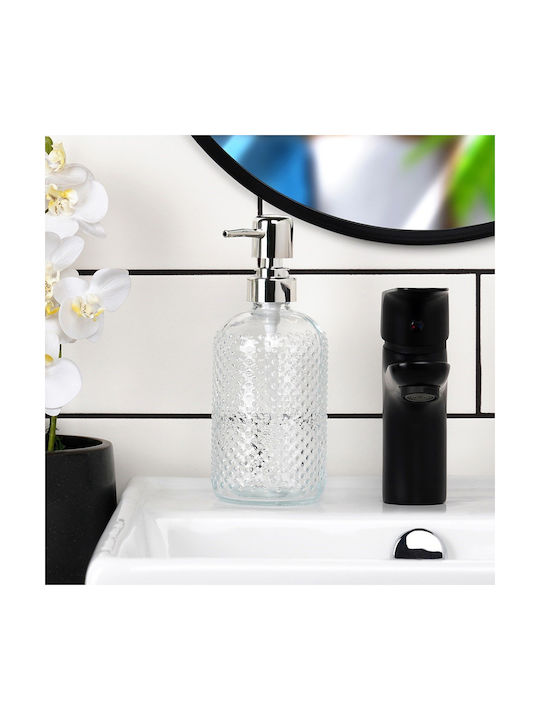Orion Dispenser Γυάλινο Διάφανο 450ml