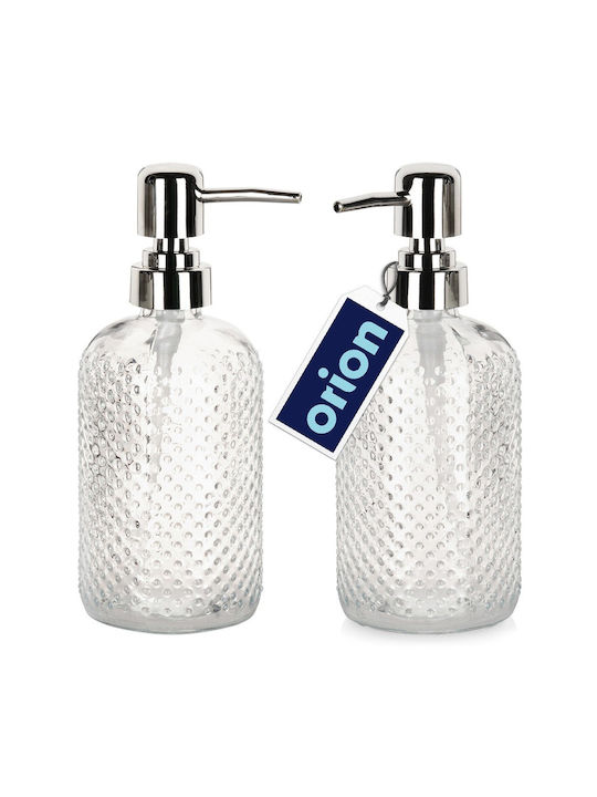 Orion Dispenser Γυάλινο Διάφανο 450ml